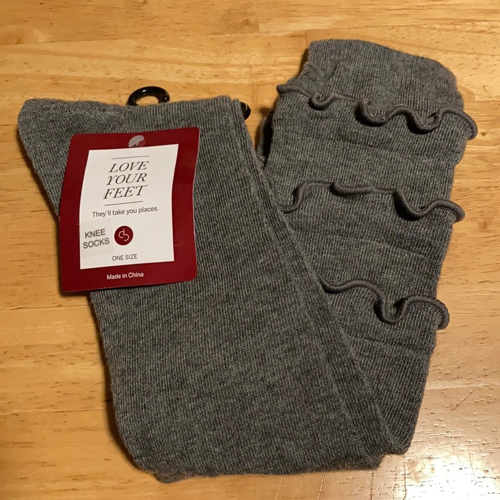 Ruffled Knee Socks